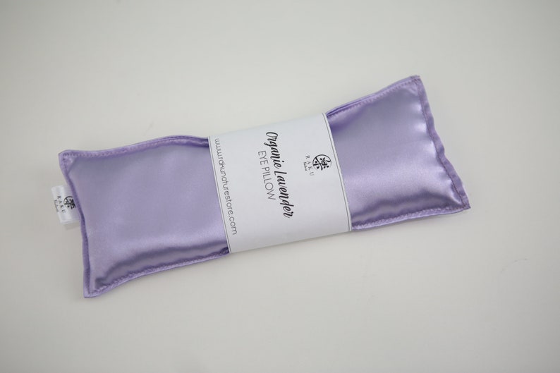 Lavender Satin Eye Pillow!