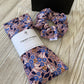 Organic cotton lavender eye pillow with removable covers & scrunchie gift set!  Spa gifts!